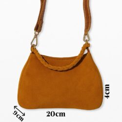 Sac en cuir de cerf velours véritable
